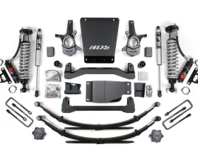 BDS Suspension 6 Inch Lift Kit | FOX Performance Elite Coil-Over | Leaf Springs | FOX 2.5 Performance Elite Series Rear Shock Chevrolet Silverado 1500 | GMC Sierra 1500 4WD 2007-2013