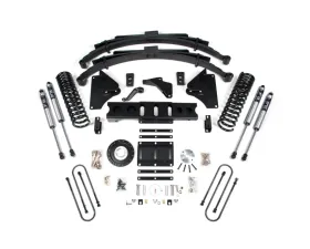 BDS Suspension 6 Inch Lift Kit | Leaf Springs | 8 Bolt | FOX 2.0 Performance Series Shock Ram 3500 4WD Diesel 2013-2018