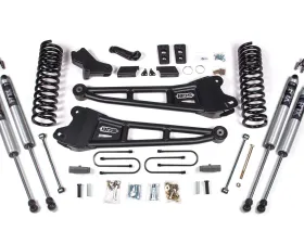 BDS Suspension 4 Inch Lift Kit with Radius Arm | FOX 2.0 Performance Series Shock Ram 3500 4WD Diesel 2013-2018