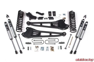 BDS Suspension 4 Inch Lift Kit with Radius Arm | FOX 2.0 Performance Series Shock Ram 3500 4WD Diesel 2013-2018 - BDS1794FS