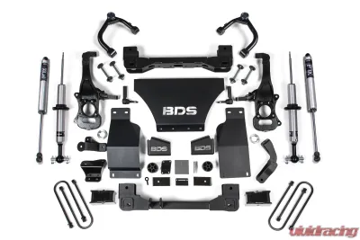 BDS Suspension 4 Inch Lift Kit | FOX 2.0 Performance Series Front And Rear Shock Chevrolet Silverado?1500 | GMC Sierra 1500 4WD Gas 2025-2026 - BDS1851FSR