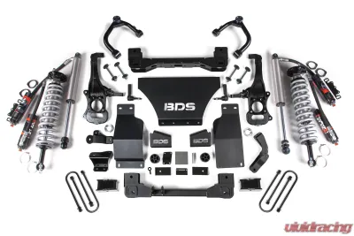 BDS Suspension 4 Inch Lift Kit | FOX 2.5 Performance Elite Coil-Over | FOX 2.5 Performance Elite Series Rear Shock Chevrolet Silverado?1500 | GMC Sierra 1500 4WD Gas 2025-2026 - BDS1851PES