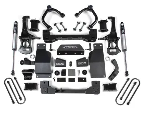 BDS Suspension 4 Inch Lift Kit | Strut Spacer | FOX 2.0 Performance Series Rear Shock Chevrolet Silverado?1500 | GMC Sierra 1500 4WD Diesel 2025-2026
