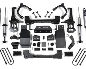 BDS Suspension 4 Inch Lift Kit | FOX 2.0 Performance Series Front And Rear Shock Chevrolet Silverado?1500 | GMC Sierra 1500 4WD Diesel 2025-2026