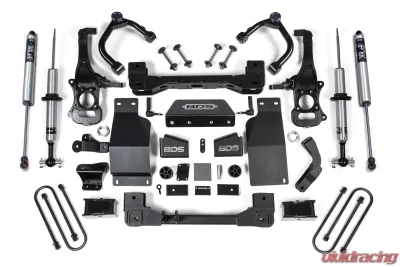 BDS Suspension 4 Inch Lift Kit | FOX 2.0 Performance Series Front And Rear Shock Chevrolet Silverado?1500 | GMC Sierra 1500 4WD Diesel 2025-2026 - BDS1853FSR
