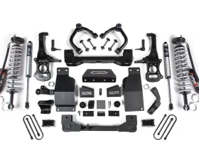 BDS Suspension 4 Inch Lift Kit | FOX 2.5 Performance Elite Coil-Over | FOX 2.0 Performance Series Rear Shock Chevrolet Silverado?1500 | GMC Sierra 1500 4WD Diesel 2025-2026