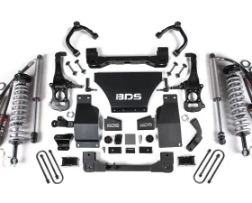 BDS Suspension 2.5 Inch Lift Kit | FOX 2.5 Performance Elite Coil-Over | FOX 2.5 Performance Elite Series Rear Shock Chevrolet Silverado 1500 Trail Boss?| GMC Sierra 1500 AT4 2025-2026
