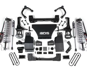 BDS Suspension 2.5 Inch Lift Kit | FOX 2.5 Performance Elite Coil-Over | FOX 2.0 Performance Series Rear Shock Chevrolet Silverado 1500 Trail Boss?| GMC Sierra 1500 AT4 Gas 2025-2026