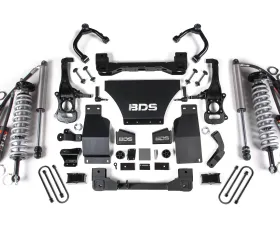 BDS Suspension 2.5 Inch Lift Kit | FOX 2.5 Performance Elite Coil-Over | FOX 2.5 Performance Elite Series Rear Shock Chevrolet Silverado 1500 Trail Boss?| GMC Sierra 1500 AT4 Diesel 2025-2026