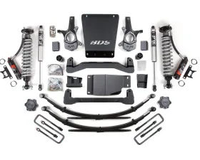 BDS Suspension 4 Inch Lift Kit | FOX Performance Elite Coil-Over | Leaf Springs | FOX 2.0 Performance Series Rear Shock Chevrolet Silverado 1500 | GMC Sierra 1500 4WD 2007-2013