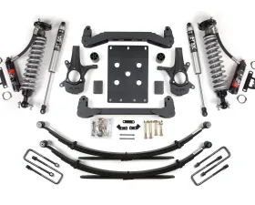 BDS Suspension 4 Inch Lift Kit | FOX Performance Elite Coil-Over | Leaf Springs | FOX 2.0 Performance Series Rear Shock Chevrolet Silverado 1500 | GMC Sierra 1500 2WD 2007-2013