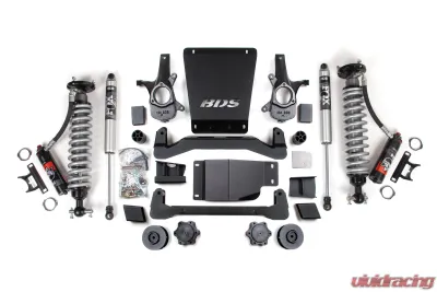 BDS Suspension 4 Inch Lift Kit | FOX 2.5 Performance Elite Coil-Over | 2 Inch Coil Spacer Chevrolet Avalanche | Tahoe | GMC Yukon | Yukon XL 1500 2007-2014 - BDS188PSS