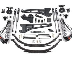 BDS Suspension 4 Inch Lift Kit with Radius Arm | FOX 2.5 Performance Elite Coil-Over Conversion | Leaf Springs Ford F250 | F350 Super Duty 4WD Diesel 2008-2010