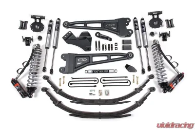 BDS Suspension 4 Inch Lift Kit with Radius Arm | FOX 2.5 Performance Elite Coil-Over Conversion | Leaf Springs Ford F250 | F350 Super Duty 4WD Diesel 2008-2010 - BDS1939FPE