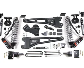 BDS Suspension 6 Inch Lift Kit with Radius Arm | FOX 2.5 Performance Elite Coil-Over Conversion | Block Kit with Factory Overload Ford F250 | F350 Super Duty 4WD Diesel 2008-2010