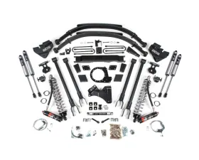 BDS Suspension 9 Inch Lift Kit with 4-Link | FOX 2.5 Performance Elite Coil-Over Conversion Ford F250 | F350 Super Duty 4WD Diesel 2020-2022