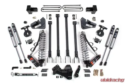 BDS Suspension 4 Inch Lift Kit with 4-Link | FOX 2.5 Performance Elite Coil-Over Conversion | FOX 2.5 Performance Elite Series Shock Ford F350 Super Duty DRW 4WD Diesel 2017-2019 - BDS1975FPE