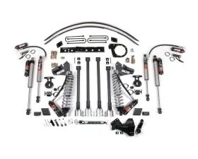 BDS Suspension 6 Inch Lift Kit with Radius Arm | FOX 2.5 Coil-Over Performance Elite | Block Kit And Add-A-Leaf | FOX 2.5 Performance Elite Series Shock Ford F250 | F350 Super Duty 2017-2019