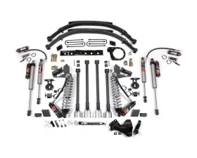 BDS Suspension 7 Inch Lift Kit with 4-Link | FOX 2.5 Performance Elite Coil-Over Conversion | Leaf Springs | FOX 2.5 Performance Elite Series Rear Shock Ford F250 | F350 Super Duty 2020-2022