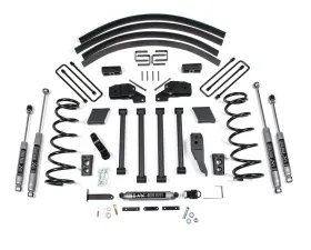 BDS Suspension 4.5 Inch Lift Kit | Block Kit with Factory Overload | NX2 Nitro Series Shock Dodge Ram 2500 | 3500 4WD 1994-1999