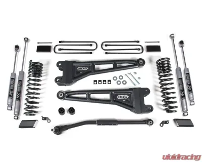 BDS Suspension 3 Inch Lift Kit with Radius Arm | NX2 Nitro Series Shock Ford F250 | F350 Super Duty 4WD 2023-2025 - BDS2200H
