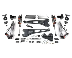 BDS Suspension 5 Inch Lift Kit with Radius Arm | FOX 2.5 Coil-Over Performance Elite | Block Kit with Factory Overload | FOX 2.5 Performance Elite Series Shock Ford F250 | F350 Super Duty 2023-2025