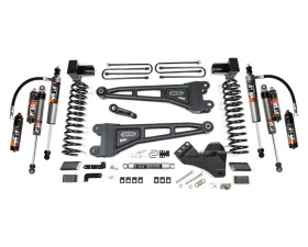 BDS Suspension 4 Inch Lift Kit with Radius Arm | 5 Inch Block with 3 Leaf Main | FOX 2.5 Performance Elite Series Shock Ford F250 | F350 Super Duty 4WD Gas 2017-2019