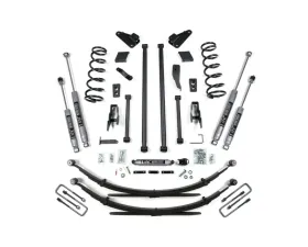 BDS Suspension 5 Inch Lift Kit | Long Arm Conversion | Leaf Springs | NX2 Nitro Series Shock Dodge Ram 2500 | 3500 4WD 2000-2002