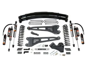 BDS Suspension 4 Inch Lift Kit with Radius Arm | Leaf Springs | FOX 2.5 Performance Elite Series Shock Ford F250 | F350 Super Duty 4WD Gas 2017-2019