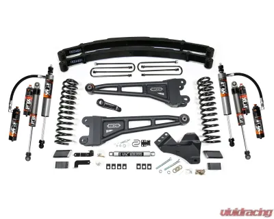 BDS Suspension 4 Inch Lift Kit with Radius Arm | Leaf Springs | FOX 2.5 Performance Elite Series Shock Ford F250 | F350 Super Duty 4WD Gas 2017-2019 - BDS2235FPE