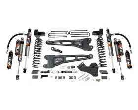 BDS Suspension 5 Inch Lift Kit with Radius Arm | 5 Inch Block No Overload | FOX 2.5 Performance Elite Series Rear Shock Ford F250 | F350 Super Duty 4WD Diesel 2023-2025