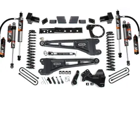 BDS Suspension 7 Inch Lift Kit with Radius Arm | Block Kit | FOX 2.5 Performance Elite Series Shock Ford F250 | F350 Super Duty 4WD Diesel 2023-2026