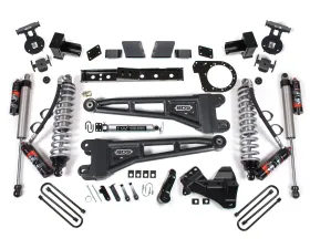 BDS Suspension 7 Inch Lift Kit with Radius Arm | FOX 2.5 Coil-Over Conversion | Block Kit | FOX 2.5 Performance Elite Series Shock Ford F250 | F350 Super Duty 4WD Diesel 2023-2026