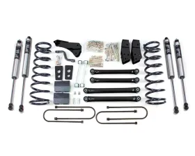 BDS Suspension 4 Inch Lift Kit | 4 Inch Block Kit | 4 Inch Axle | FOX 2.0 Performance Series Shock Dodge Ram 2500 Power Wagon 4WD 2005-2007