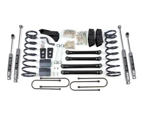 BDS Suspension 4 Inch Lift Kit | 4 Inch Block Kit | 4 Inch Axle | NX2 Nitro Series Shock Dodge Ram 2500 Power Wagon 4WD 2005-2007
