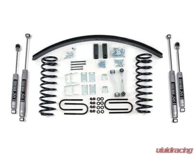 BDS Suspension 3 Inch Lift Kit | Block Kit And Add-A-Leaf | Chrysler 8.25 Rear Axle | NX2 Nitro Series Shock Jeep Cherokee XJ 1984-2001 - BDS430H