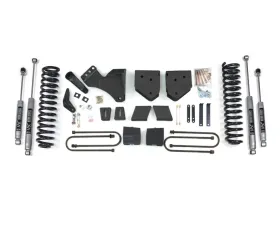BDS Suspension 6 Inch Lift Kit | Block Kit No Factory Overload | FOX 2.0 Performance Series Shock Ford F250 | F350 Super Duty 4WD Gas 2008-2010
