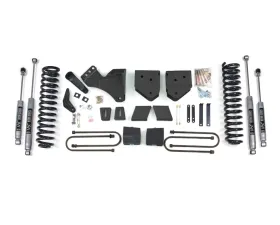 BDS Suspension 6 Inch Lift Kit | Block Kit No Factory Overload | NX2 Nitro Series Shock Ford F250 | F350 Super Duty 4WD Gas 2008-2010