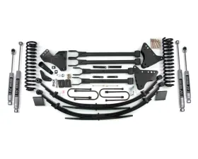 BDS Suspension 8 Inch Lift Kit with 4-Link | NX2 Nitro Series Shock Ford F250 | F350 Super Duty 4WD Diesel 2008-2010