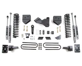 BDS Suspension 4 Inch Lift Kit | Block Kit | NX2 Nitro Series Shock Ford F250 | F350 Super Duty 4WD Diesel 2011-2016