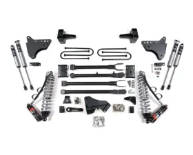 BDS Suspension 4 Inch Lift Kit with 4-Link | FOX 2.5 Performance Elite Coil-Over Conversion Ford F250| F350 Super Duty 4WD Diesel 2011-2016