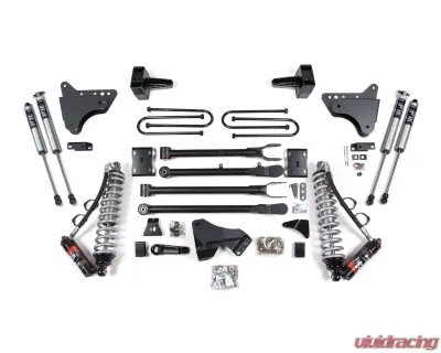 BDS Suspension 4 Inch Lift Kit with 4-Link | FOX 2.5 Performance Elite Coil-Over Conversion Ford F250| F350 Super Duty 4WD Diesel 2011-2016 - BDS590FPE