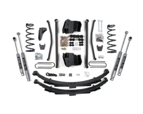 BDS Suspension 8 Inch Lift Kit | Long Arm | Leaf Springs with 4 Inch Axle | Automatic Transmission | NX2 Nitro Series Shock Ram 2500 | 3500 4WD Diesel 2003-2007