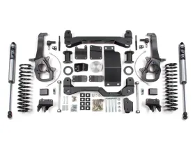 BDS Suspension 6 Inch Lift Kit | 3 Inch Coil Springs | FOX 2.0 Performance Series Shock Dodge Ram 1500 4WD 2012