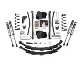 BDS Suspension 6 Inch Lift Kit | Long Arm | Leaf Springs | 4 Inch Axle | FOX 2.0 Performance Series Shock Dodge Ram 2500 4WD Diesel 2009-2013