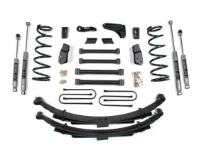 BDS Suspension 6 Inch Lift Kit | Leaf Springs | 3-1/2 Inch Axle | NX2 Nitro Series Shock Dodge Ram 2500 | 3500 4WD Gas 2008