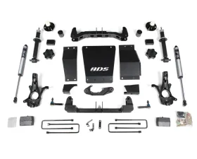BDS Suspension 4 Inch Lift Kit | Block Kit | Cast Steel Factory Control Arm | FOX 2.0 Performance Series Shock Chevrolet Silverado | GMC Sierra 1500 4WD 2014-2018