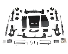 BDS Suspension 4 Inch Lift Kit | Block Kit | Cast Steel Factory Control Arm | NX2 Nitro Series Shock Chevrolet Silverado | GMC Sierra 1500 4WD 2014-2018