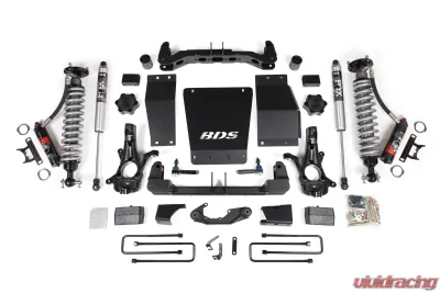 BDS Suspension 4 Inch Lift Kit | FOX 2.5 Performance Elite Coil-Over | Block Kit | Cast Steel Control Arm | FOX 2.0 Performance Shock Chevrolet Silverado?| GMC Sierra 1500 2014-2018 - BDS712PSS