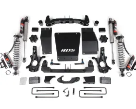 BDS Suspension 4 Inch Lift Kit | FOX 2.5 Performance Elite Coil-Over | Block Kit | Aluminum/Stamped Steel Control Arm | FOX 2.0 Performance Shock Chevrolet Silverado?| GMC Sierra 1500 2014-2018